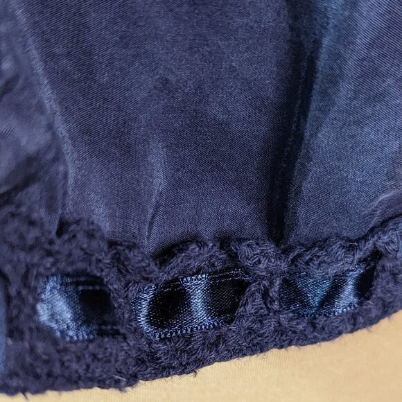 ANTHROPOLOGIE LITTLE YELLOW BUTTON Cotton and Silk Crochet Lace Embroidered Top - Picture 10 of 14